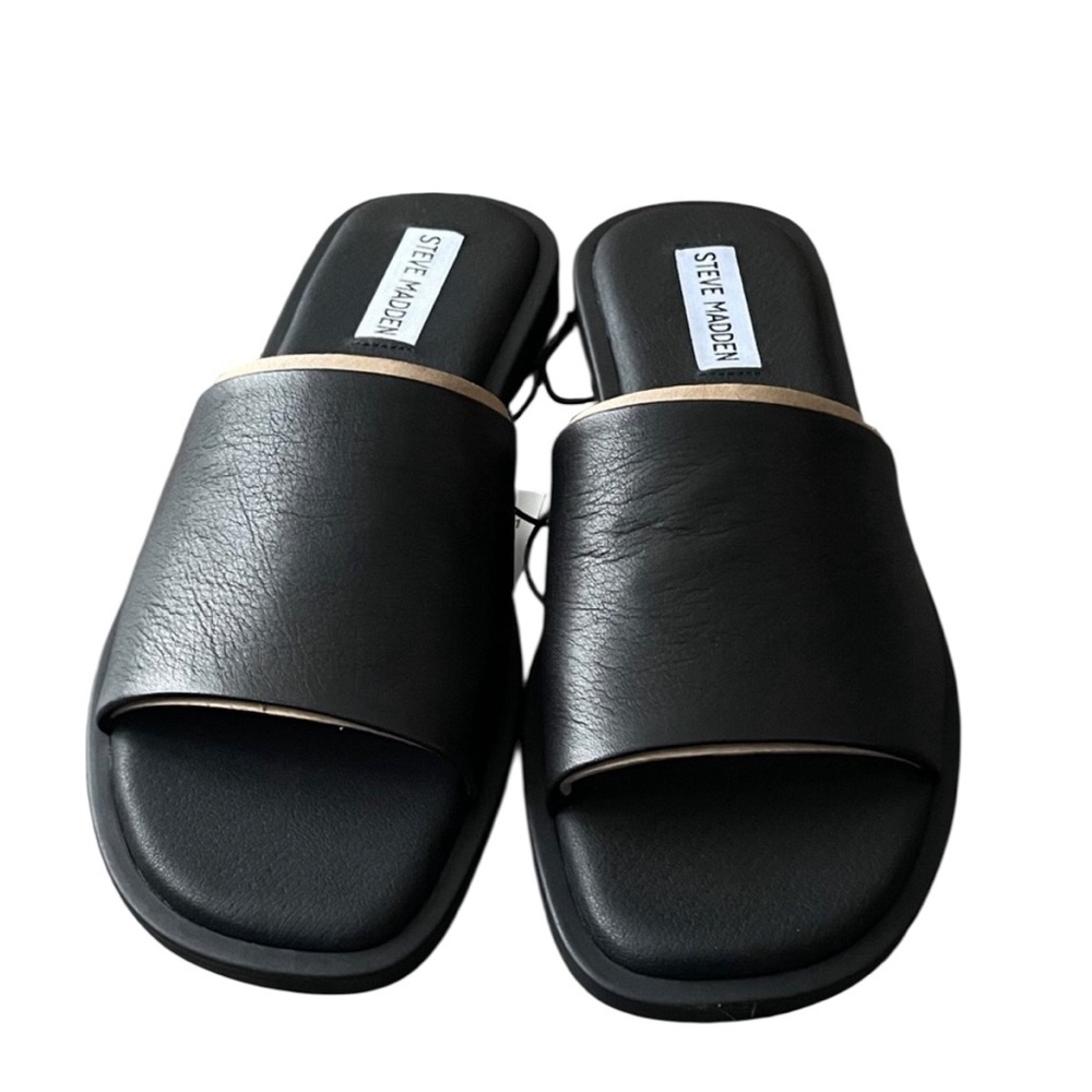 Steve Madden Women's Leather Sandals - Picture 2 of 8
